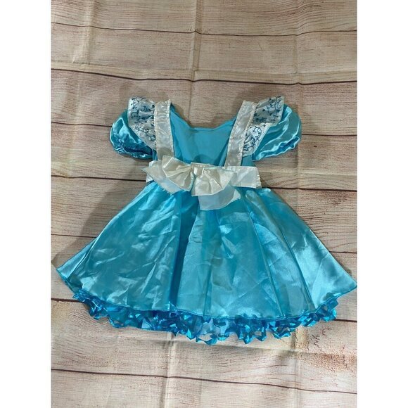 Disney Store Official Toddlers Alice In Wonderland Girls Cosplay Costume Dress - - Picture 8 of 11